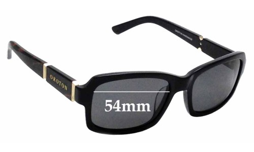 Sunglass Fix Replacement Lenses for Oroton  Soul - 54mm Wide 