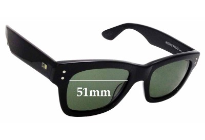 Sunglass Fix Replacement Lenses for Otis Missing Pieces - 51mm wide 