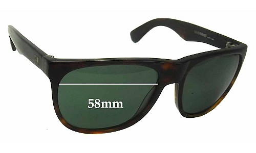 Sunglass Fix Replacement Lenses for Otis Nevermind - 58mm Wide 