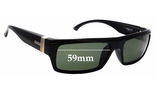 Sunglass Fix Replacement Lenses for Otis Prague - 59mm Wide 