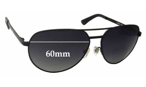 Sunglass Fix Verres de Remplacement pour Oroton  Marcel - 60mm Wide 