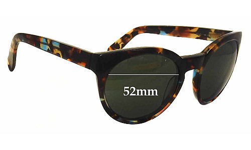 Sunglass Fix Replacement Lenses for Oscar Wylee Brooke - 52mm Wide 
