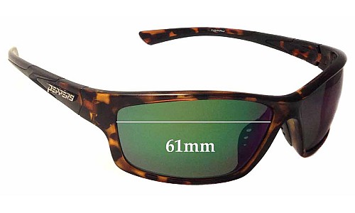 Sunglass Fix Replacement Lenses for Peppers Nomad - 61mm Wide 