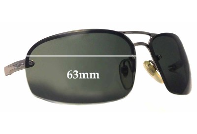 Persol 2132-S Replacement Sunglass Lenses - 63mm wide 