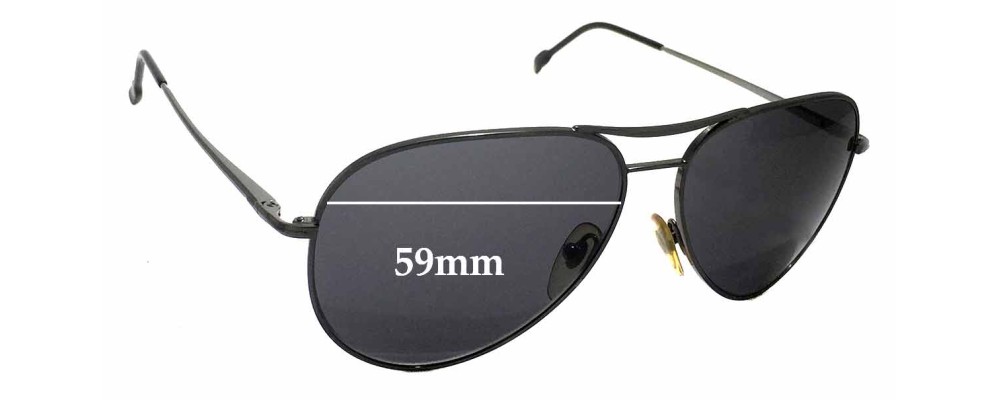 Sunglass Fix Replacement Lenses for Persol 2238-S - 59mm Wide
