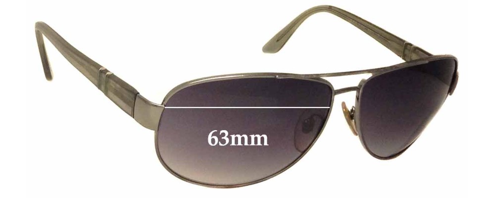 Sunglass Fix Replacement Lenses for Persol 2288-S - 63mm Wide