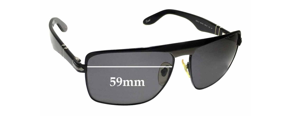 Sunglass Fix Replacement Lenses for Persol 2363-S - 59mm Wide