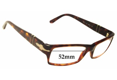 Persol 2857-V Replacement Sunglass Lenses - 52mm wide 