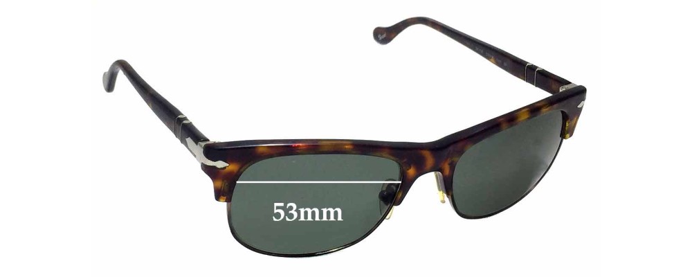 Sunglass Fix Replacement Lenses for Persol 3034-S - 53mm Wide