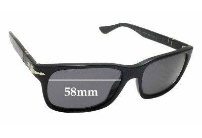 Persol 3048-S - 41mm tall Replacement Lenses 58mm wide 