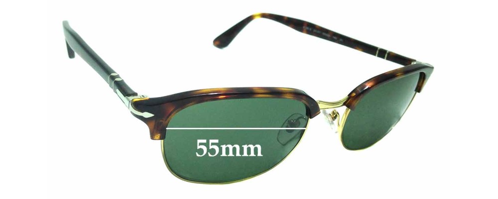 Sunglass Fix Replacement Lenses for Persol 8139-S - 55mm Wide
