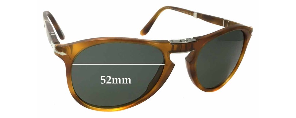 Sunglass Fix Replacement Lenses for Persol 9714-S - 52mm Wide