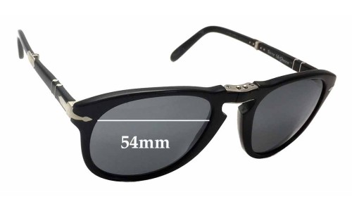 Sunglass Fix Replacement Lenses for Persol Steve McQueen 714SM - 54mm Wide 