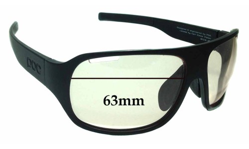 Sunglass Fix Replacement Lenses for POC Do Flow - 63mm Wide 