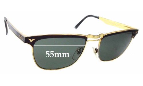 Sunglass Fix Replacement Lenses for Police Mod 2038 - 55mm Wide 