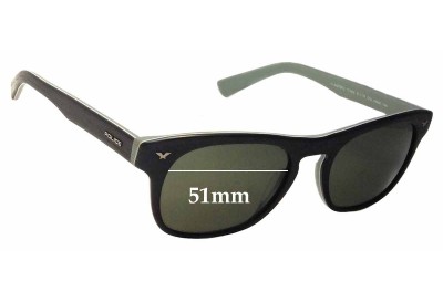 Police S1952 Ersatzgläser 51mm wide 
