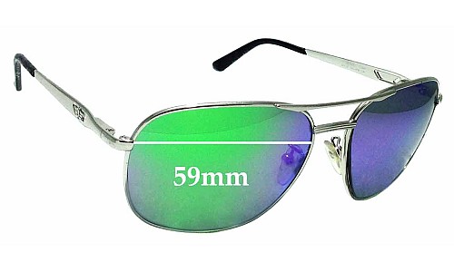 Sunglass Fix Replacement Lenses for Police S8846 Voltage 1 - 59mm Wide 