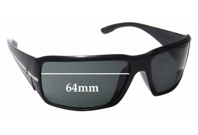 Police S1584 Replacement Lenses 64mm wide 