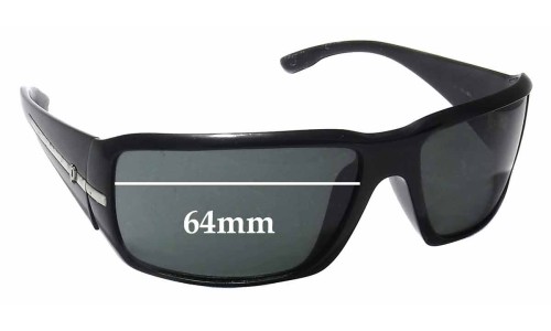 Sunglass Fix Replacement Lenses for Police S1584 - 64mm Wide 