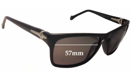 Sunglass Fix Replacement Lenses for Police S1810 Village - 57mm Wide 