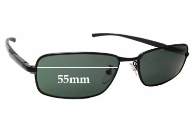 Police S8085 Verres de Remplacement 55mm wide 