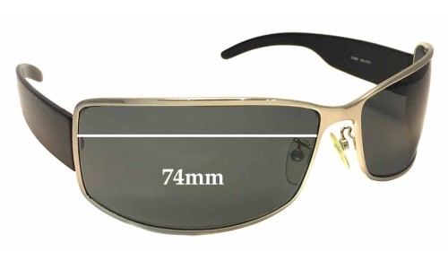 Police S8095 Lentes de Repuesto 73mm wide 