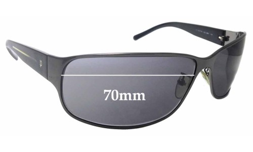 Sunglass Fix Replacement Lenses for Police S8177N - 70mm Wide 