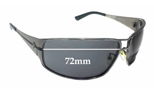 Sunglass Fix Replacement Lenses for Police S8362 - 72mm Wide 