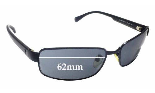 Sunglass Fix Replacement Lenses for Police S8408 - 62mm Wide 