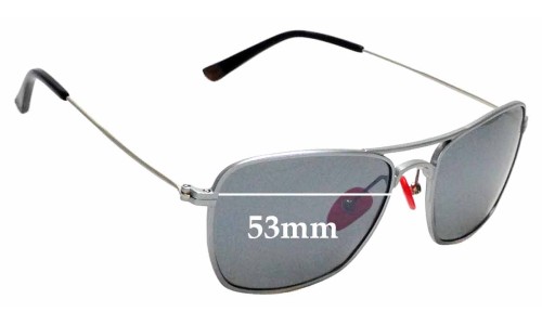 Sunglass Fix Replacement Lenses for Proof Overland - 53mm Wide 