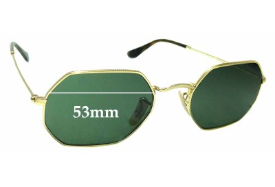 Ray-Ban RB3556-N Octagonal Replacement Lenses 53mm wide 