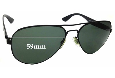 Ray Ban RB3523 Replacement Lenses 59mm wide 