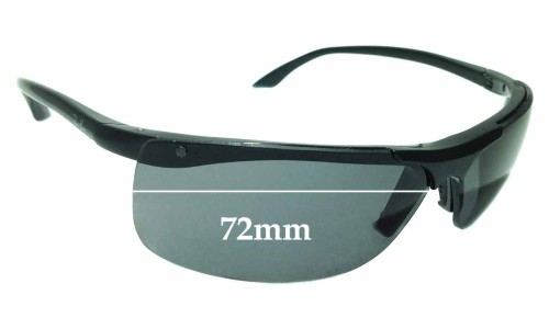 Sunglass Fix Replacement Lenses for Ray Ban RB4085 - 72mm Wide 