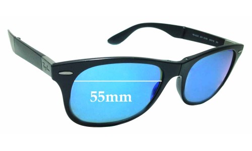 Sunglass Fix Verres de Remplacement pour Ray-Ban RB4223 - 55mm Wide 