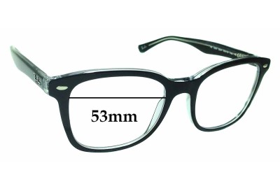 Ray Ban RB5285 Replacement Lenses 53mm wide 