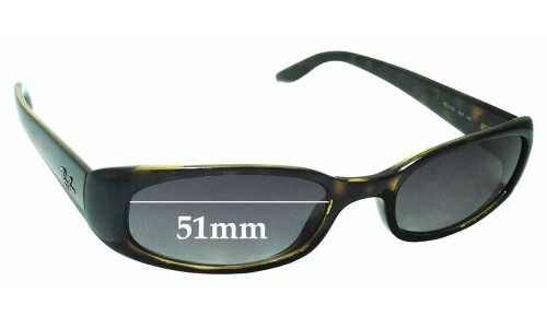 Sunglass Fix Replacement Lenses for Ray Ban RB2129 - 51mm Wide 
