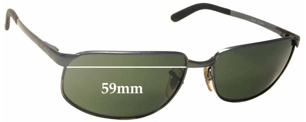 Ray Ban RB3221 Replacement Lenses 59mm 