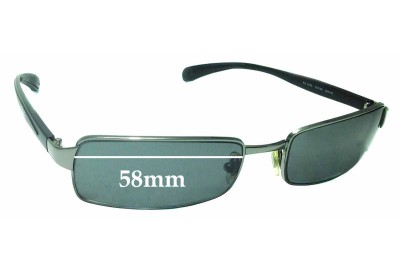 Ray Ban RB3246 Replacement Lenses 58mm wide 