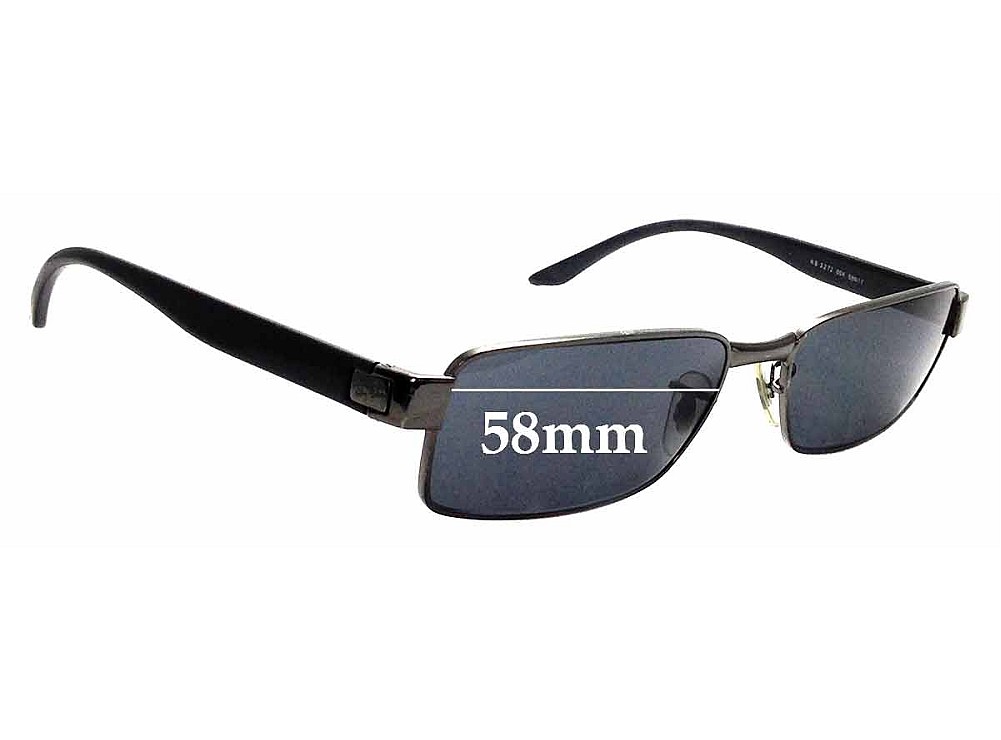 Ray-Ban RB3272 58mm Replacement Lenses