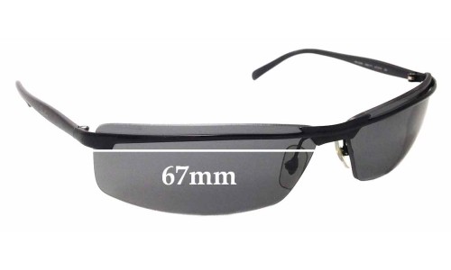 Sunglass Fix Replacement Lenses for Ray Ban RB3296 - 67mm Wide 