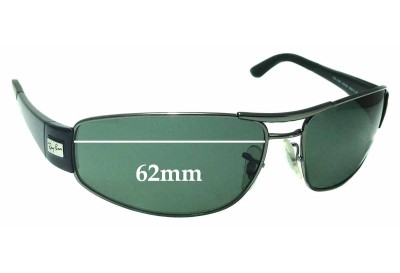 Ray Ban RB3395 Replacement Lenses 62mm wide 