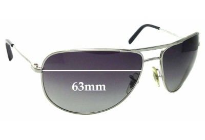 Ray Ban RB3468-E Replacement Lenses 63mm wide 