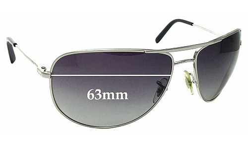 Sunglass Fix Replacement Lenses for Ray Ban RB3468-E - 63mm Wide 