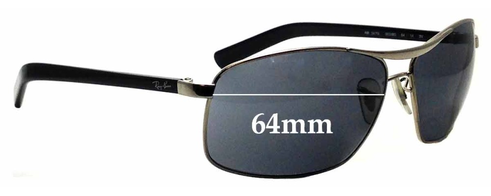 Ray Ban RB3470-L Replacement Lenses 