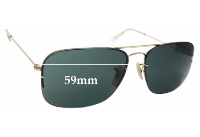 Ray Ban RB3482 Flipout Replacement Lenses 59mm wide 