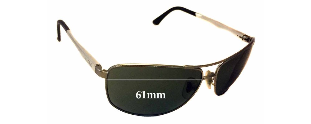 Ray Ban RB3506 Replacement Lenses 61mm 