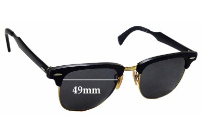 Ray Ban RB3507 Clubmaster Replacement Lenses 49mm wide 