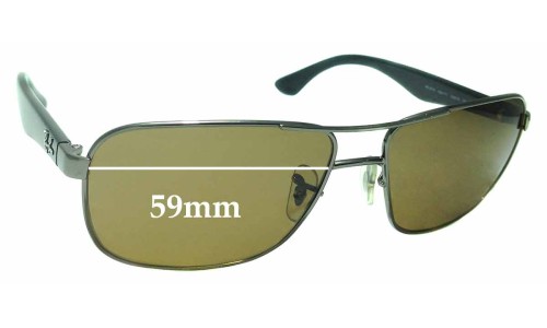Ray Ban RB3516 Replacement Lenses 59mm wide 