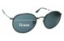 Sunglass Fix Replacement Lenses for Ray-Ban RB3517 Round Folding - 51mm Wide 