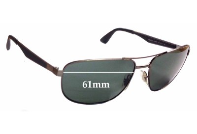 Ray Ban RB3528 Replacement Lenses 61mm wide 